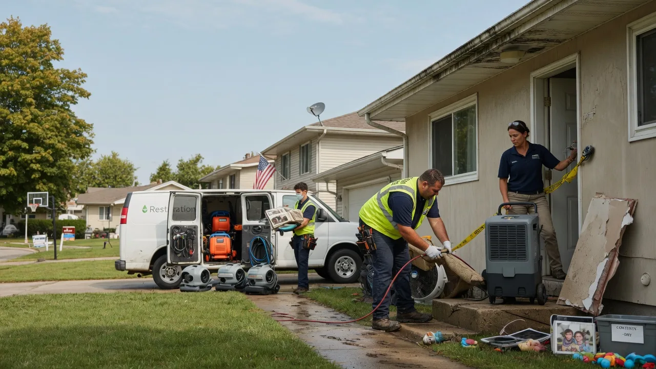 Water Damage Restoration in Sharon, PA near me